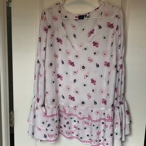 Karri blue curve dress shirt